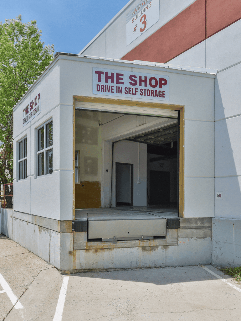 Drive-through storage facility